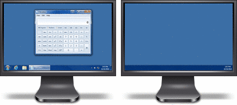 pcidv.com/一机多屏软件分屏显示不同任务栏多窗口画中画显示