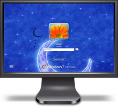 pcidv.com/冶天一机多屏软件分屏显示自定义不同定制windows登录界面