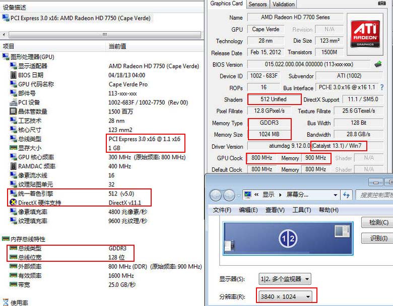 pcidv.com/AMD 7753 DH 2U dual HDMI + dp specification