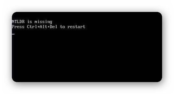 ntldr is missing 报错