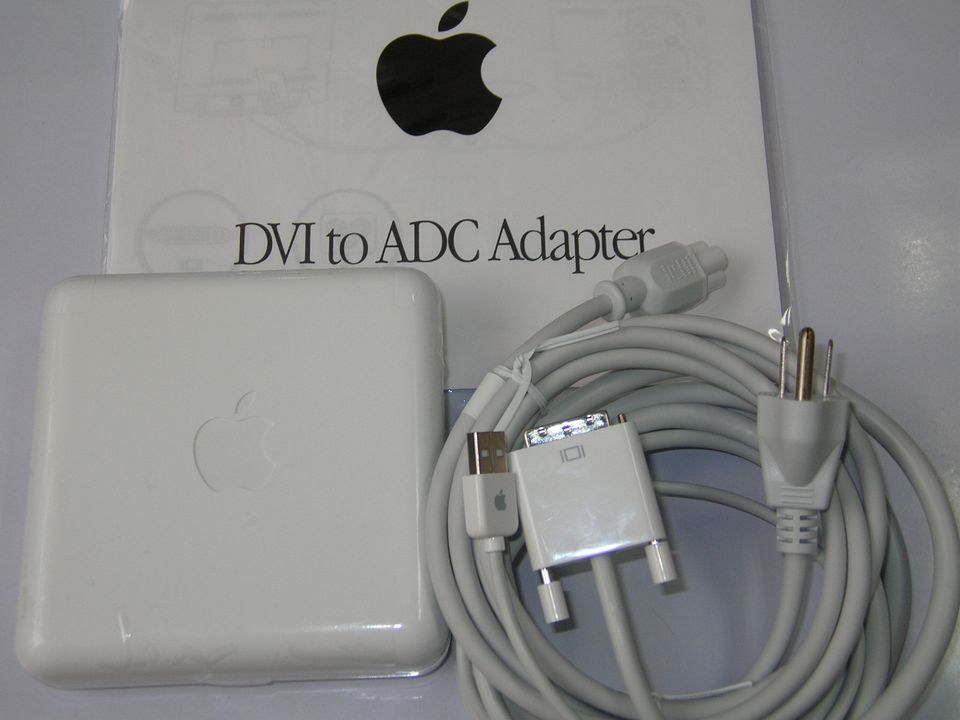 Apple DVI to ADC Adapter☆Windowsでも使用可能