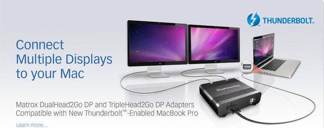 pcidv.com/matrox GXM support Macbook PRO thunderbolt雷电 接口