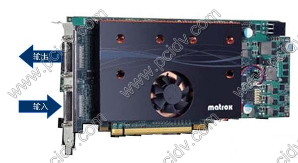 matrox mura mpx video input and multi screen output 2 in 1 card