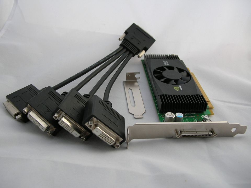 [DP]Quadro NVS 420 nVIEW一卡四屏多屏卡VHDCI转DVI/DP输出